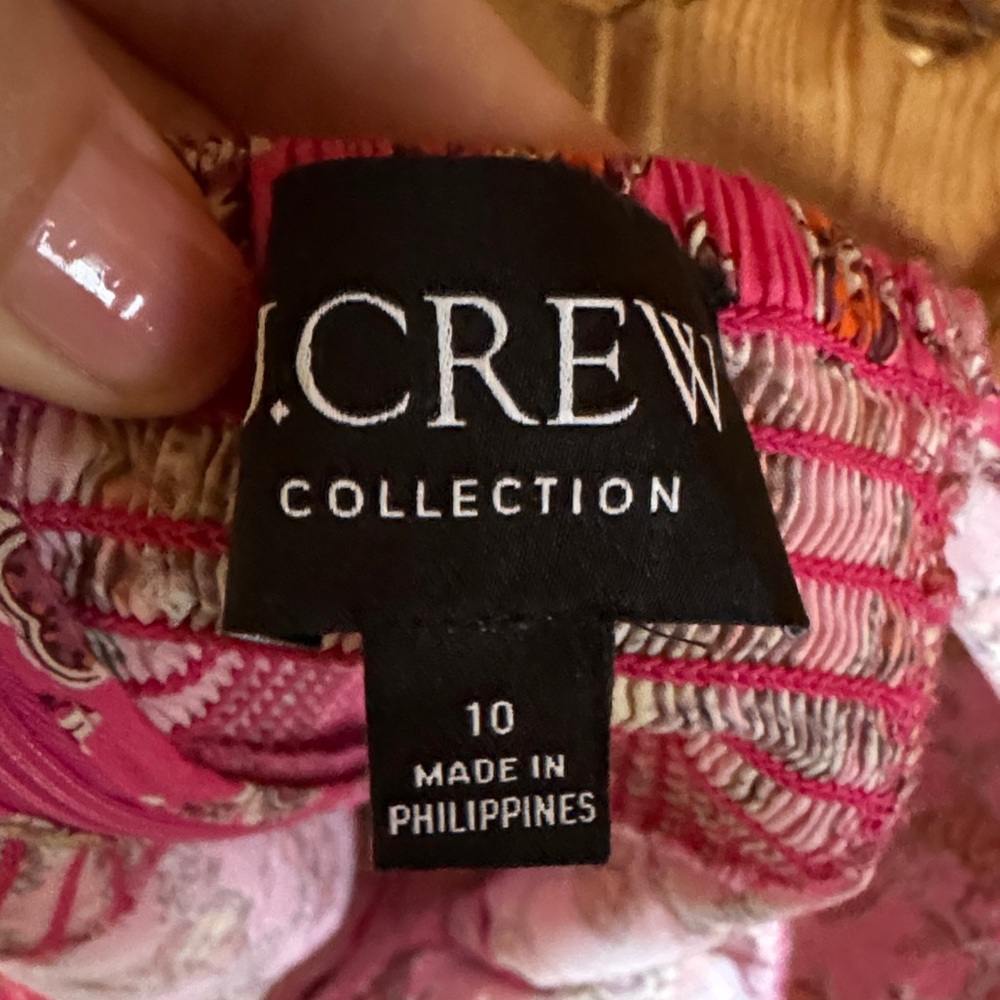 J. Crew Collection Floral Puff Sleeve Top - Picture 8 of 8